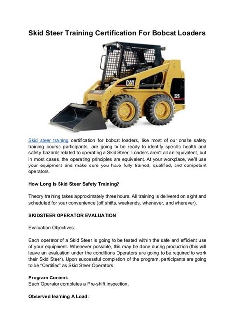 skid steer mechanic certification|bobcat certification near me.